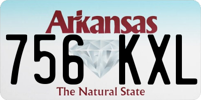 AR license plate 756KXL
