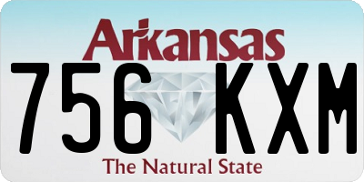 AR license plate 756KXM