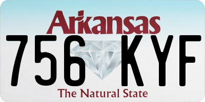 AR license plate 756KYF