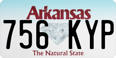 AR license plate 756KYP