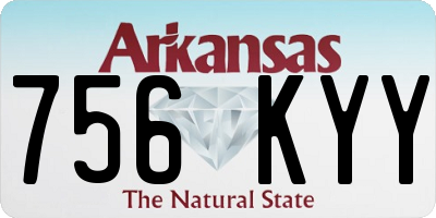 AR license plate 756KYY