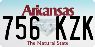 AR license plate 756KZK