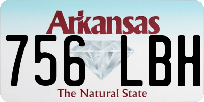 AR license plate 756LBH