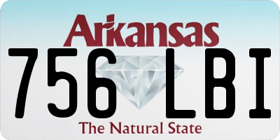 AR license plate 756LBI