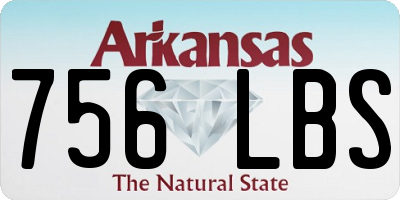 AR license plate 756LBS
