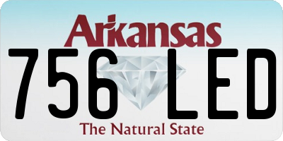 AR license plate 756LED