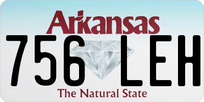 AR license plate 756LEH