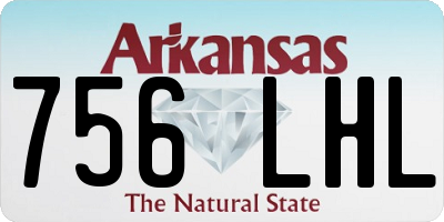 AR license plate 756LHL
