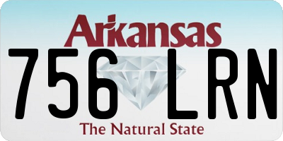 AR license plate 756LRN