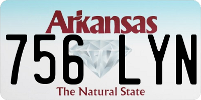 AR license plate 756LYN