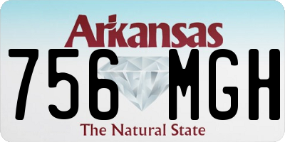 AR license plate 756MGH