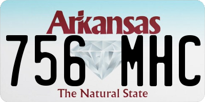 AR license plate 756MHC