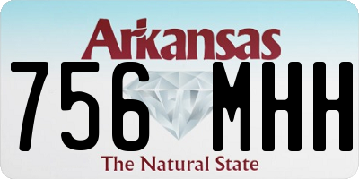 AR license plate 756MHH
