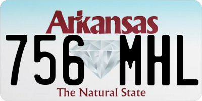 AR license plate 756MHL
