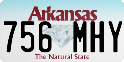 AR license plate 756MHY