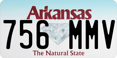 AR license plate 756MMV