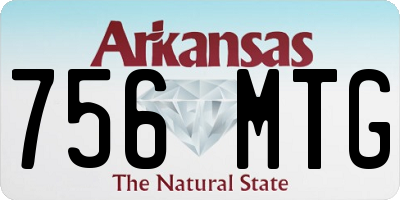 AR license plate 756MTG