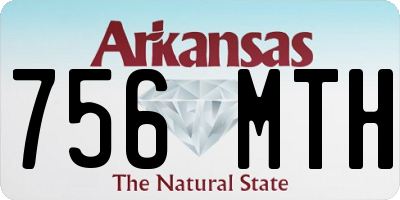 AR license plate 756MTH