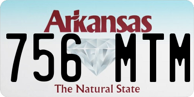 AR license plate 756MTM