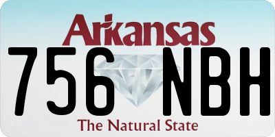 AR license plate 756NBH