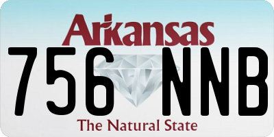 AR license plate 756NNB