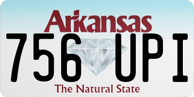 AR license plate 756UPI