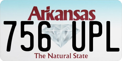 AR license plate 756UPL