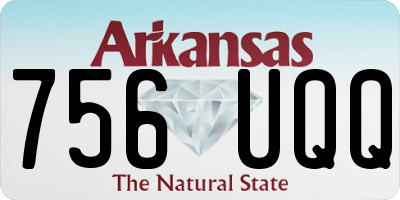 AR license plate 756UQQ