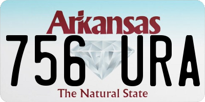 AR license plate 756URA