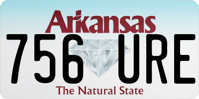 AR license plate 756URE