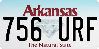 AR license plate 756URF