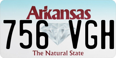AR license plate 756VGH