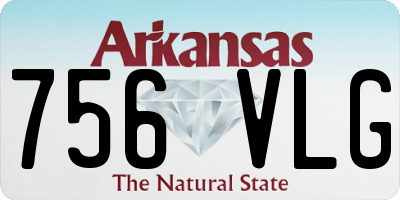 AR license plate 756VLG
