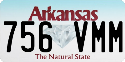 AR license plate 756VMM