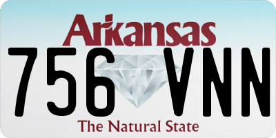 AR license plate 756VNN