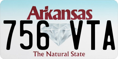 AR license plate 756VTA