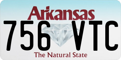 AR license plate 756VTC