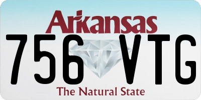 AR license plate 756VTG