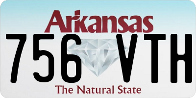 AR license plate 756VTH