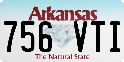 AR license plate 756VTI