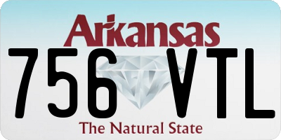 AR license plate 756VTL