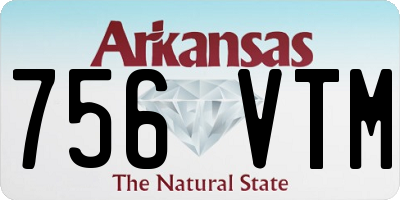 AR license plate 756VTM