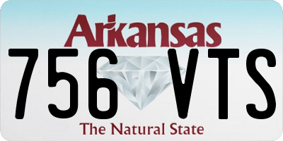 AR license plate 756VTS