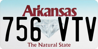 AR license plate 756VTV