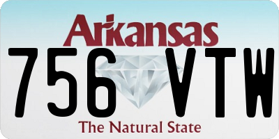 AR license plate 756VTW