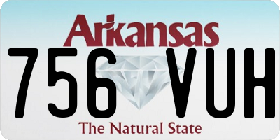AR license plate 756VUH