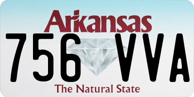 AR license plate 756VVA