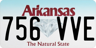 AR license plate 756VVE