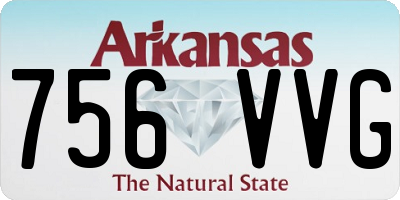 AR license plate 756VVG