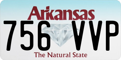 AR license plate 756VVP